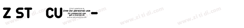 Z ST原版CU1字体转换
